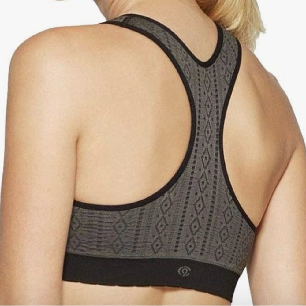 Seamless Racerback Sports Bra - Gray all 3 at one price